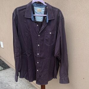 Tommy Bahama purple Striped Shirt